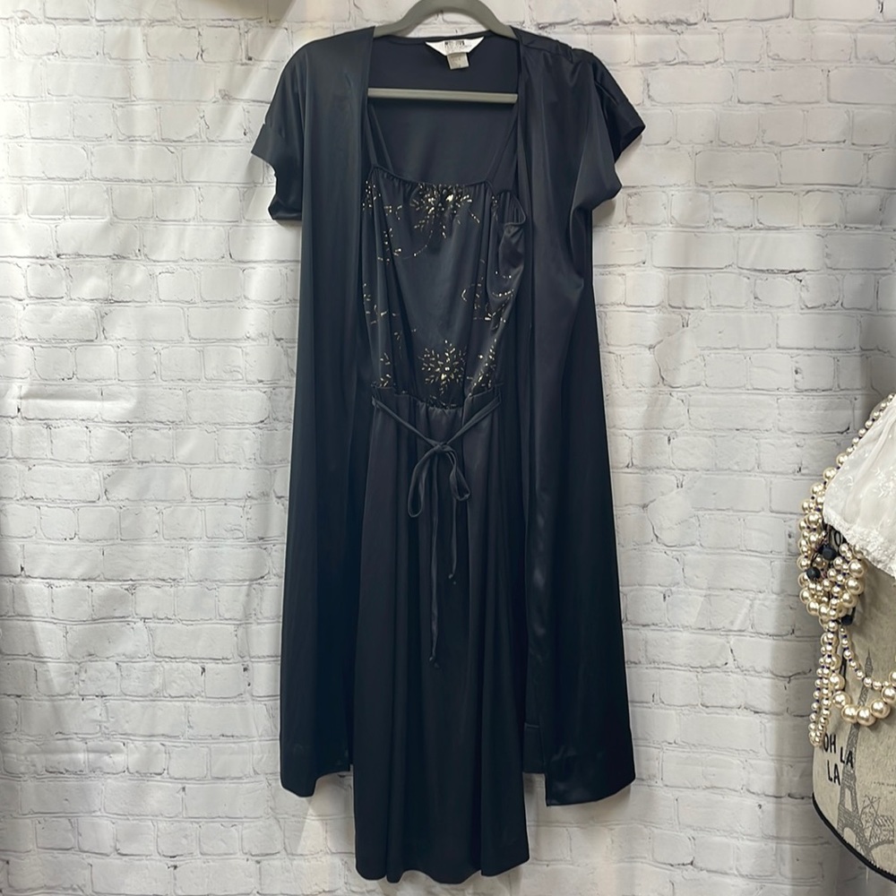 Montgomery Ward vintage 2 piece lingerie/dress with jacket size 7/8